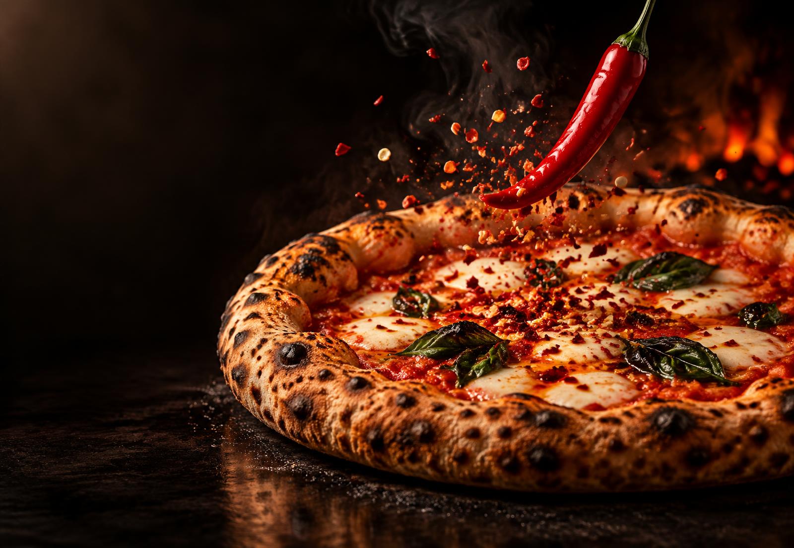 Pizza d’autore e peperoncino — immagine illustrativa